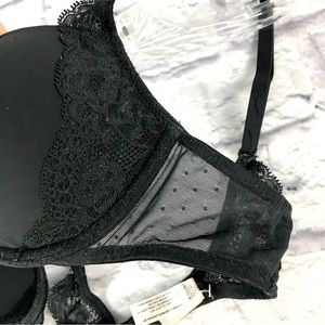Angels Lace and‎ Swiss Dot Demi Victoria’s Secret Bra NWOT